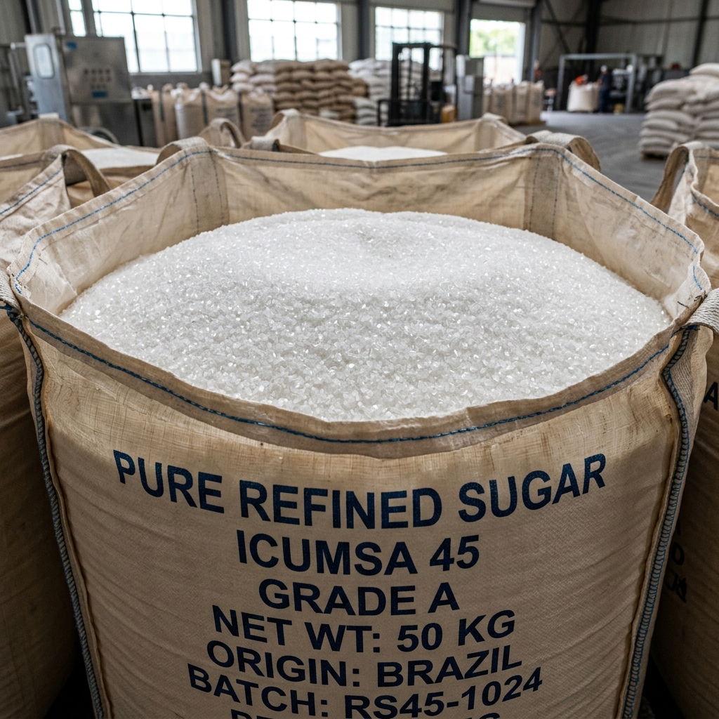Refined Sugar ICUMSA 45